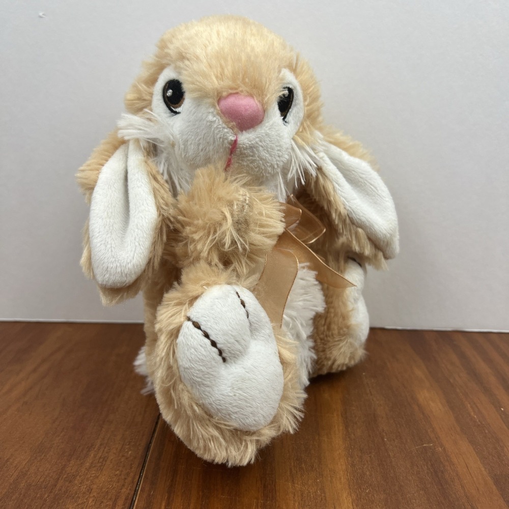 Lop Earred Bunny Rabbit Stuffed Plush Soft Cream DanDee 8 Inch Thumper